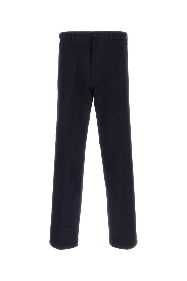 Prada Men Dark Blue Cotton Chino Pant