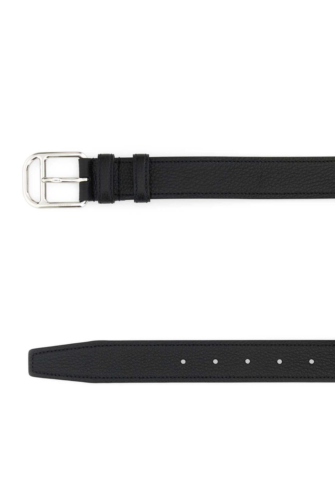 Prada Men Black Leather Belt