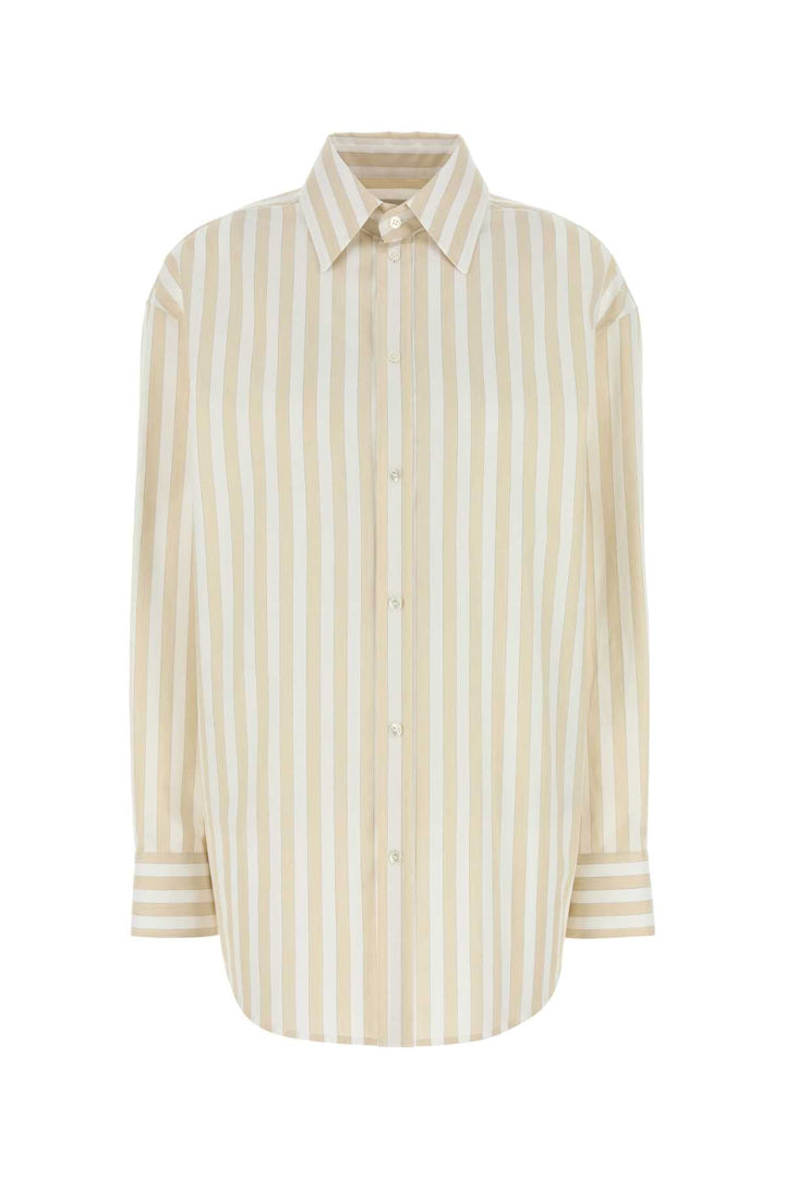 Saint Laurent Women Embroidered Oxford Shirt