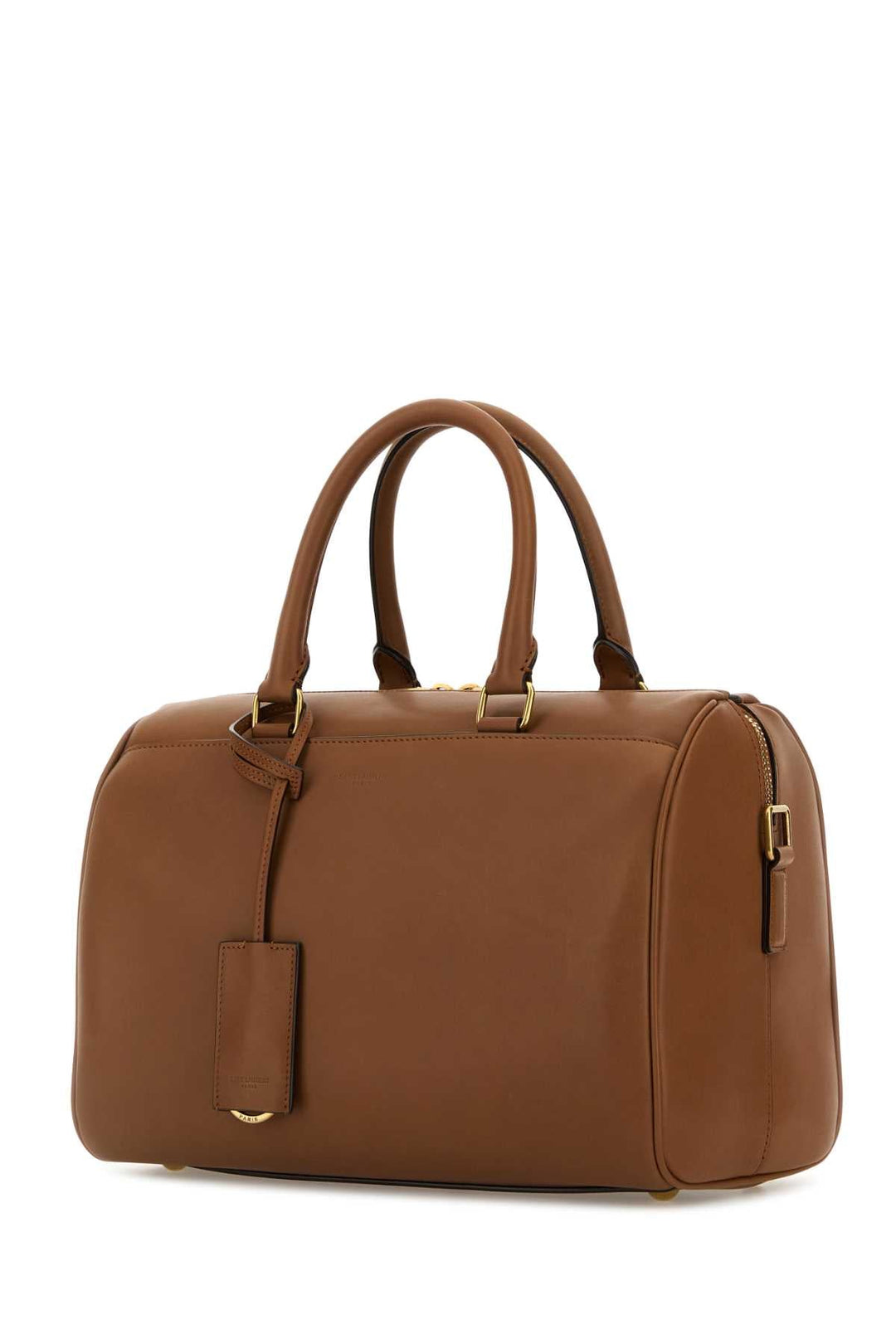 Saint Laurent Women Caramel Leather Handbag