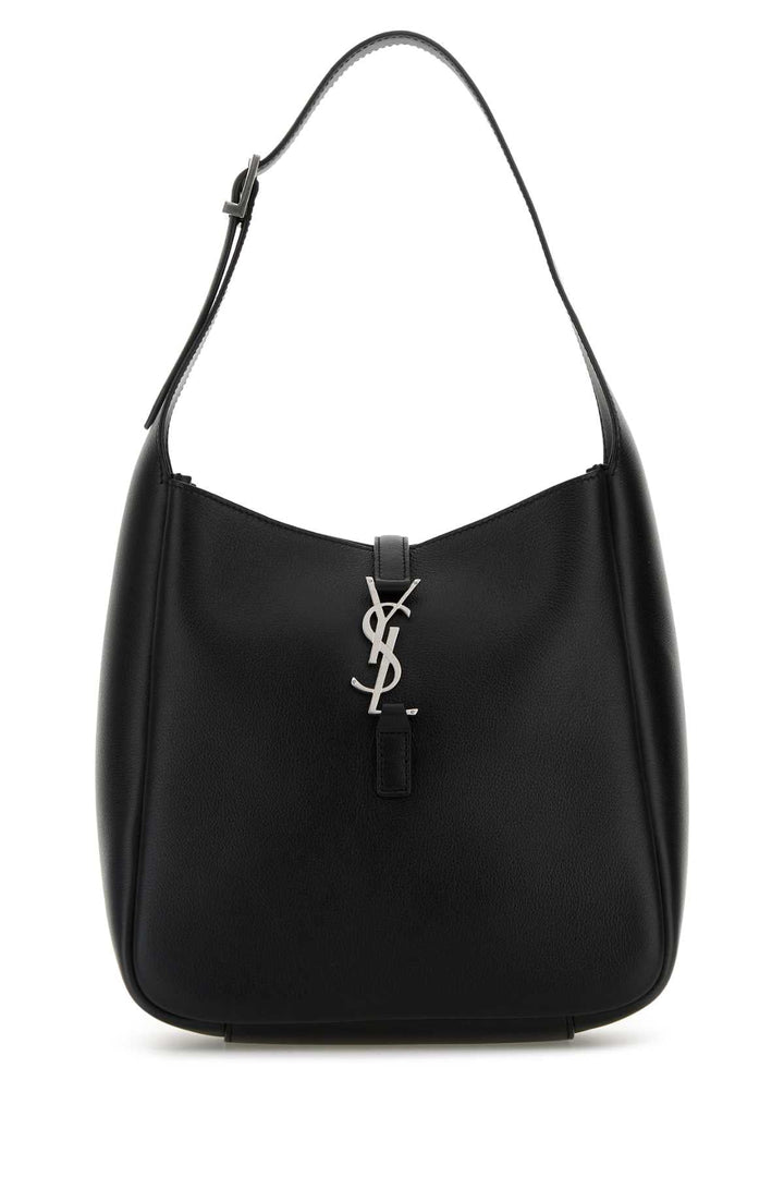 Saint Laurent Women Black Leather Small 5 Ã€ 7 Handbag