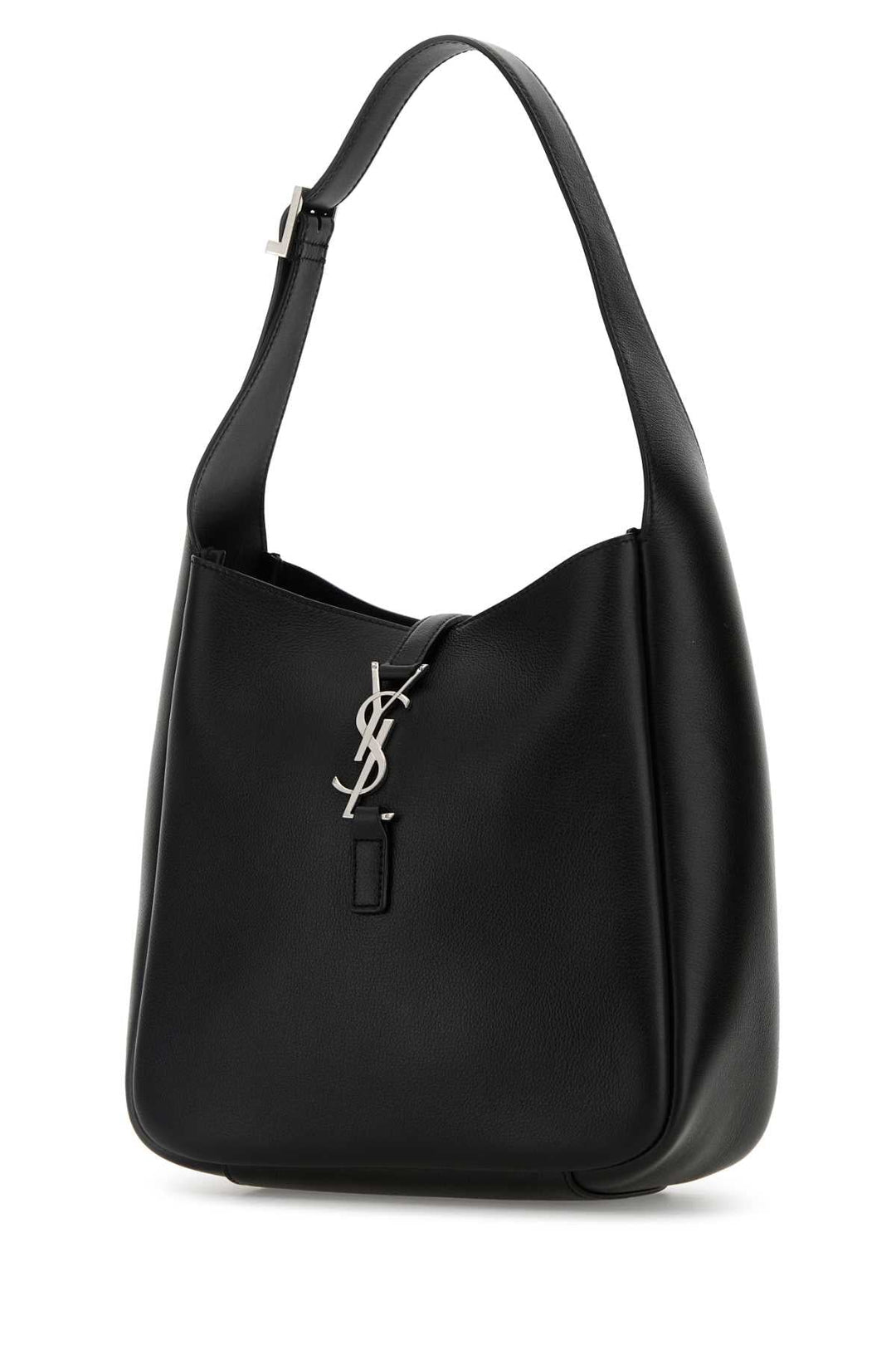 Saint Laurent Women Black Leather Small 5 Ã€ 7 Handbag