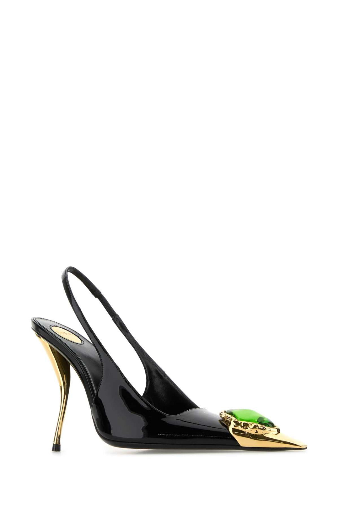 Saint Laurent Women Black Leather Loulou Pumps