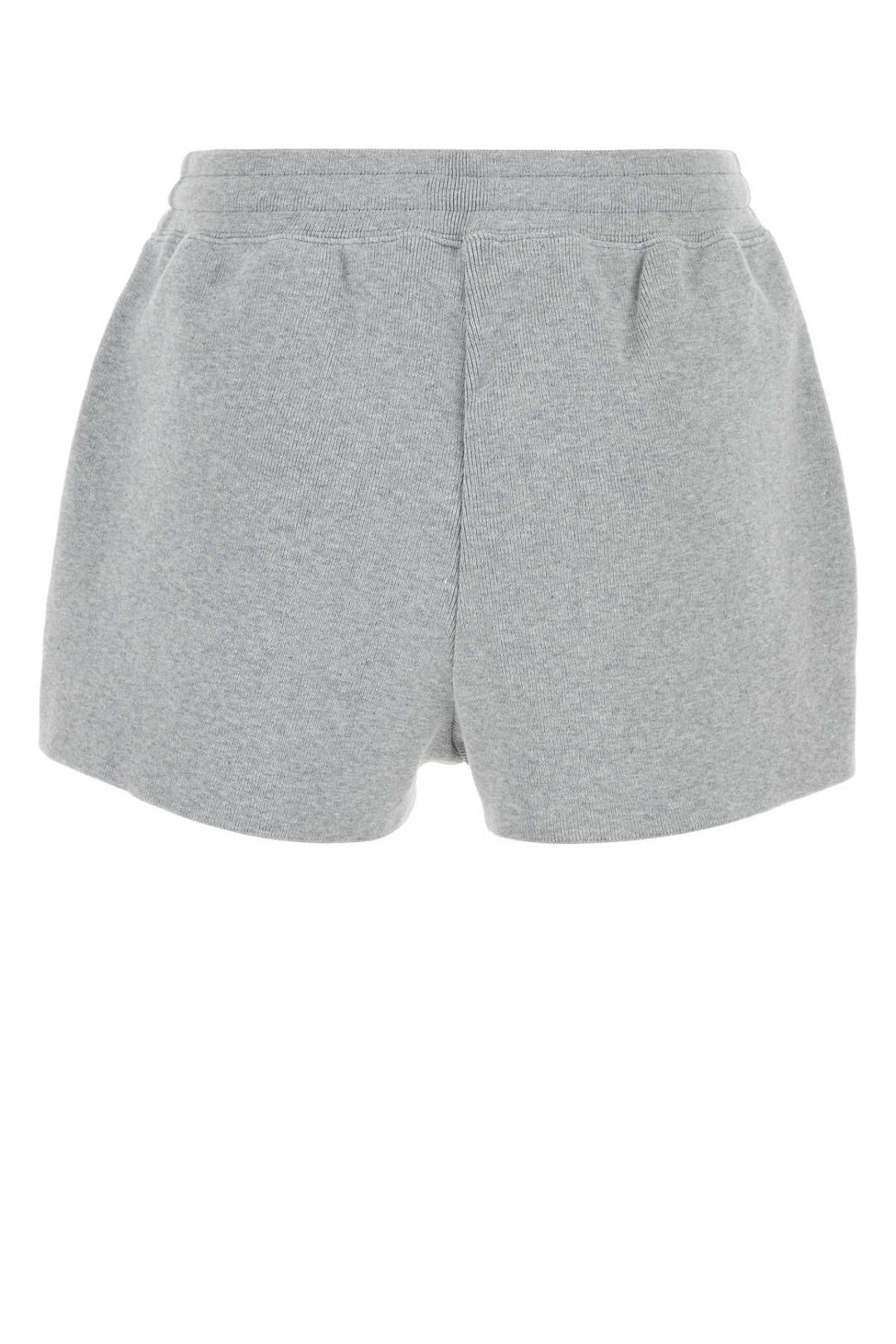 Miu Miu Women Grey Cotton Shorts