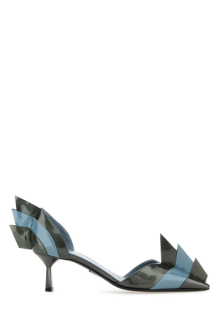 Prada Women Two-Tone Leather Pumps