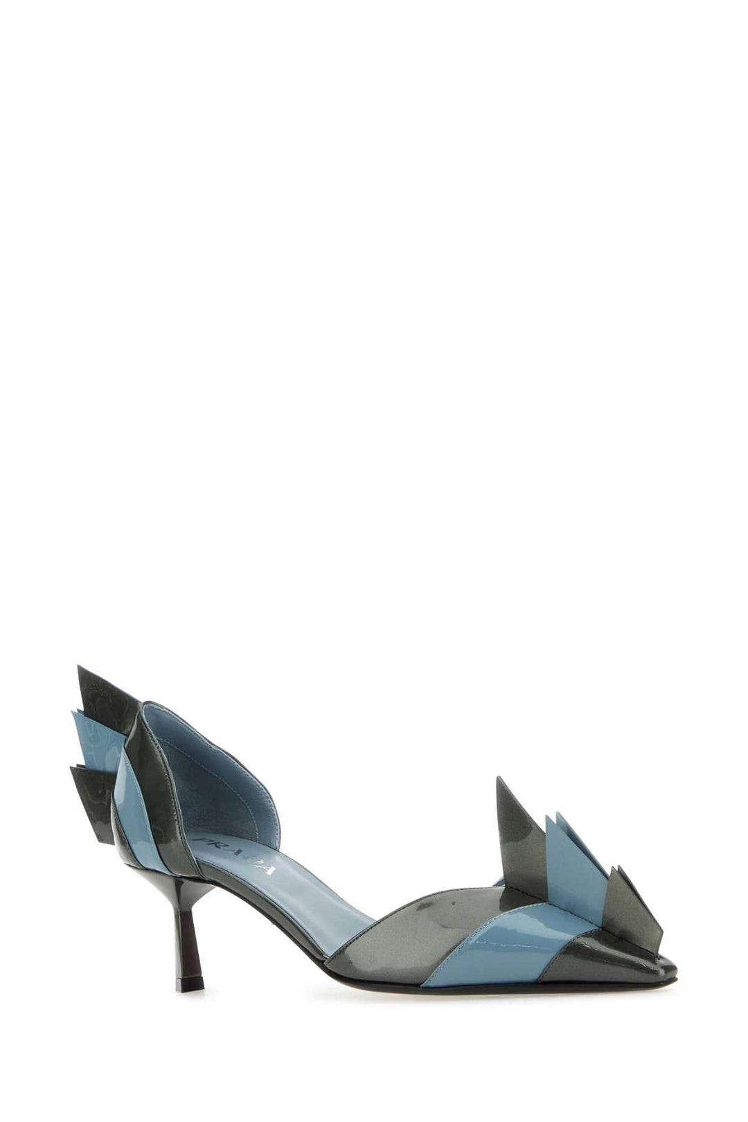 Prada Women Two-Tone Leather Pumps