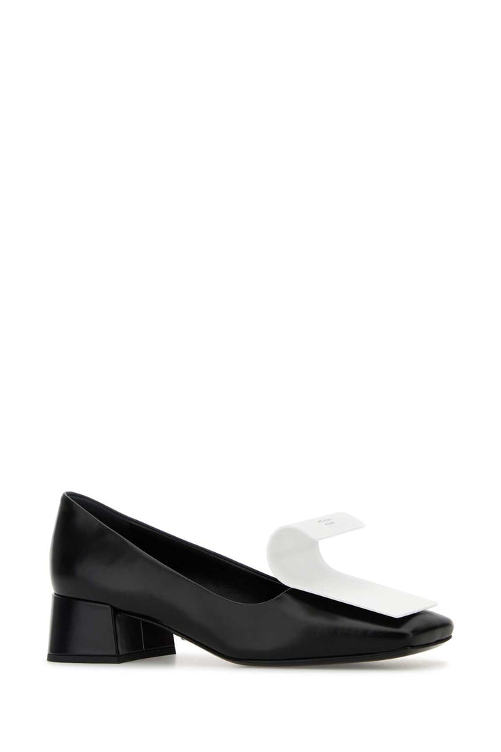 Prada Women Two-Tone Leather Pumps