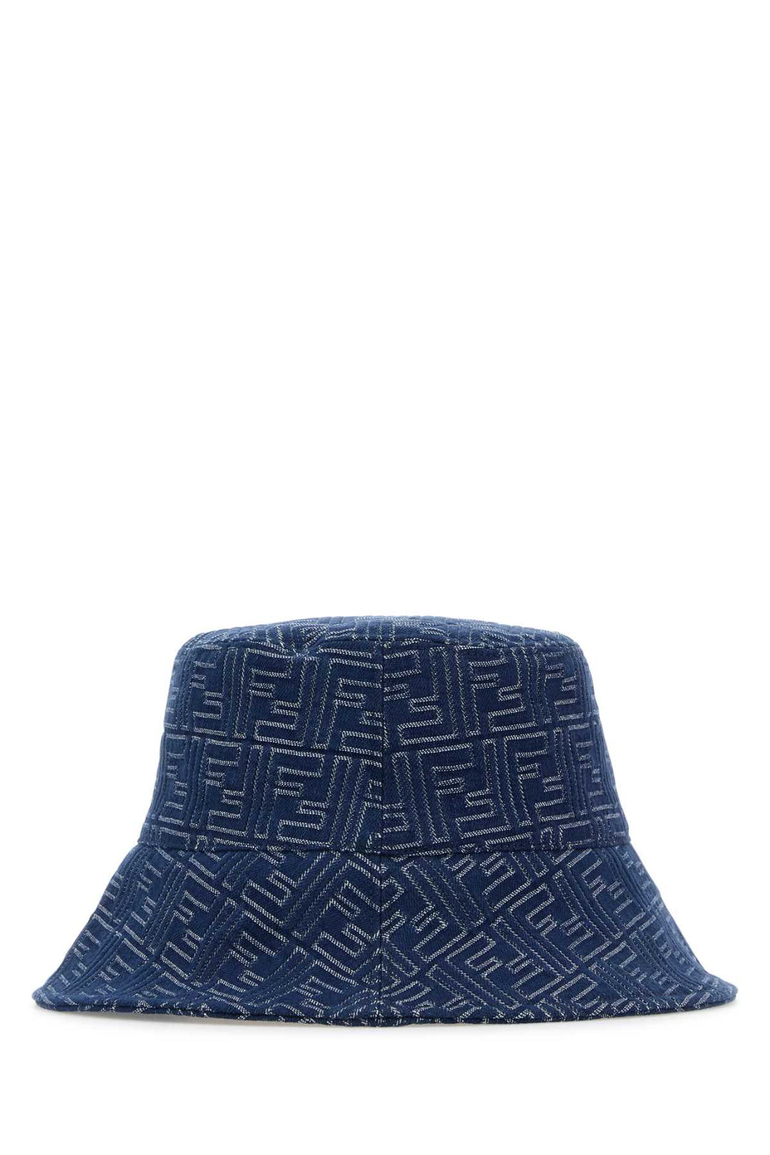 Fendi Men Embroidered Deim Bucket Hat