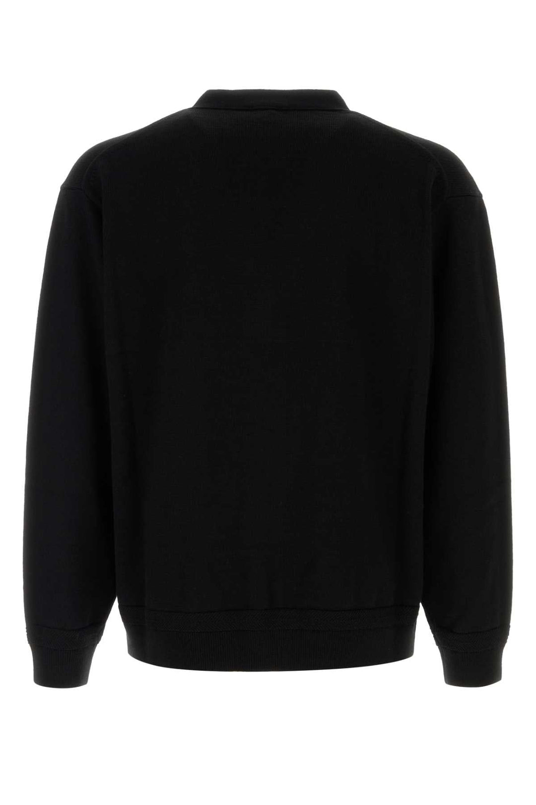 Kenzo Men Black Wool Cardigan