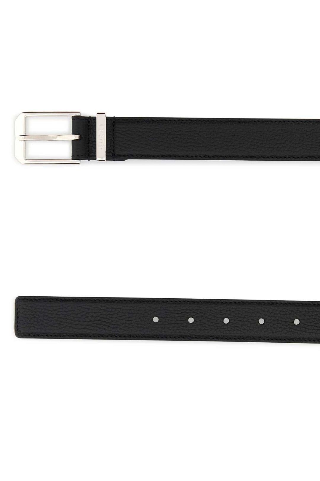Gucci Men Black Leather Belt