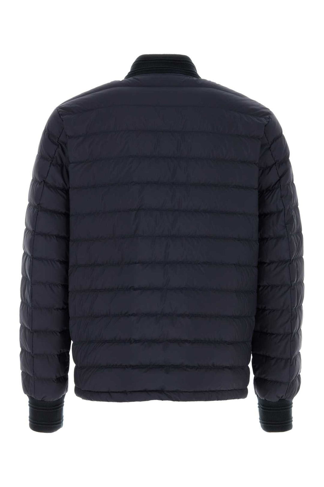 Burberry Men Navy Blue Nylon Down Jacket