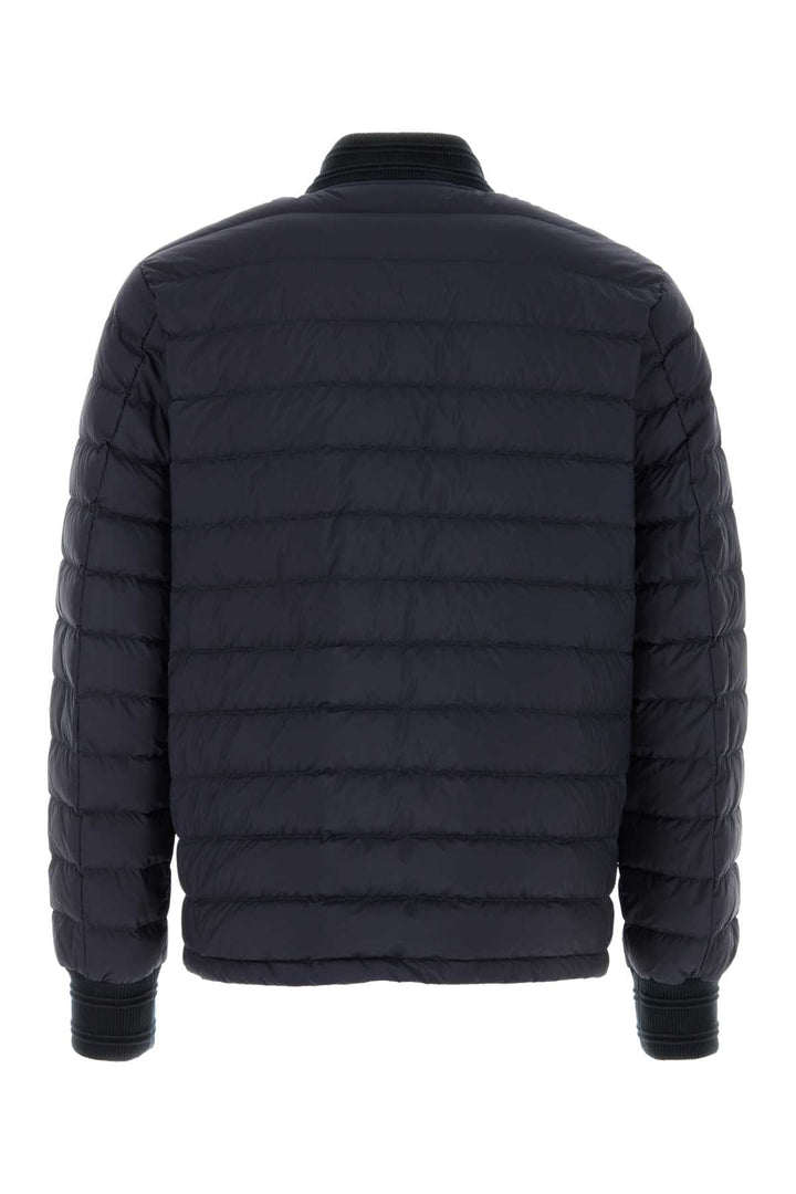 Burberry Men Navy Blue Nylon Down Jacket