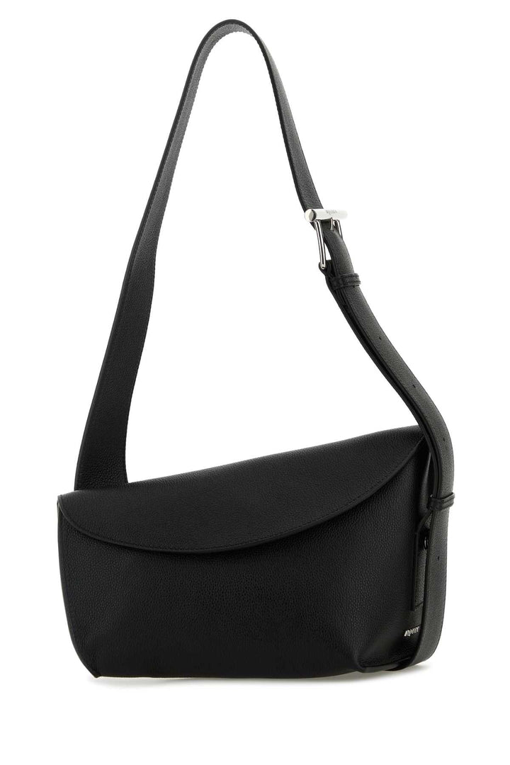 Alexander Mcqueen Women Black Large Sling T-Bar Crossbody Bag