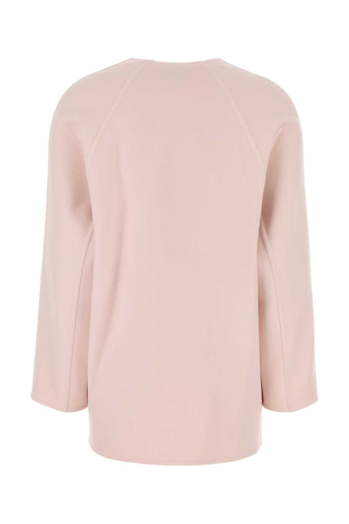 Bottega Veneta Women Pastel Pink Wool Blend Cardigan
