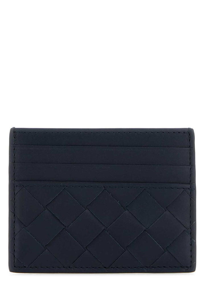 Bottega Veneta Men Two-Tone Leather Intrecciato Card Holder