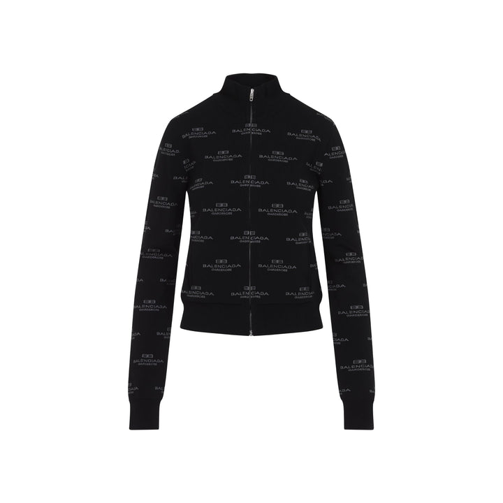 Balenciaga All-Over Zip-Up Cardigan Women