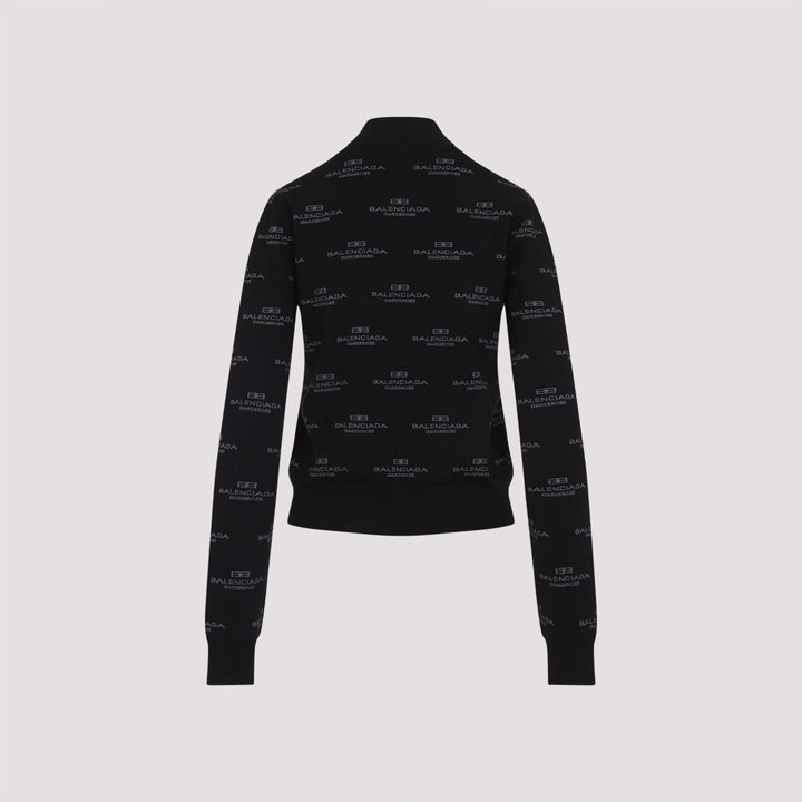 Balenciaga All-Over Zip-Up Cardigan Women