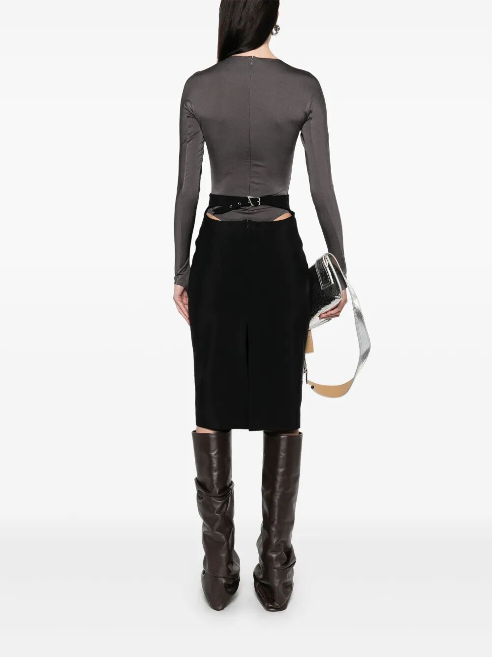 Mugler Women Pencil Midi Skirt