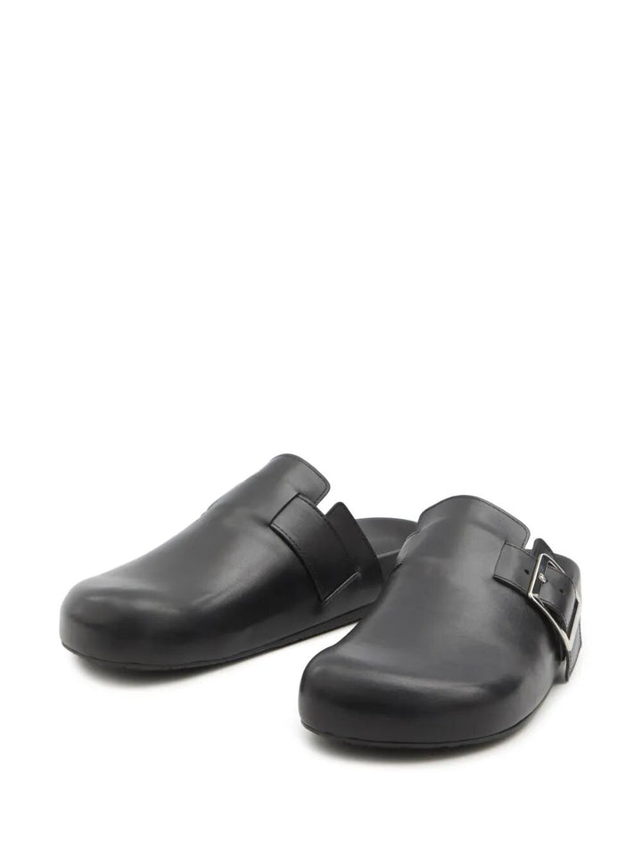 Loewe Men Leather Ease Buckle Mule