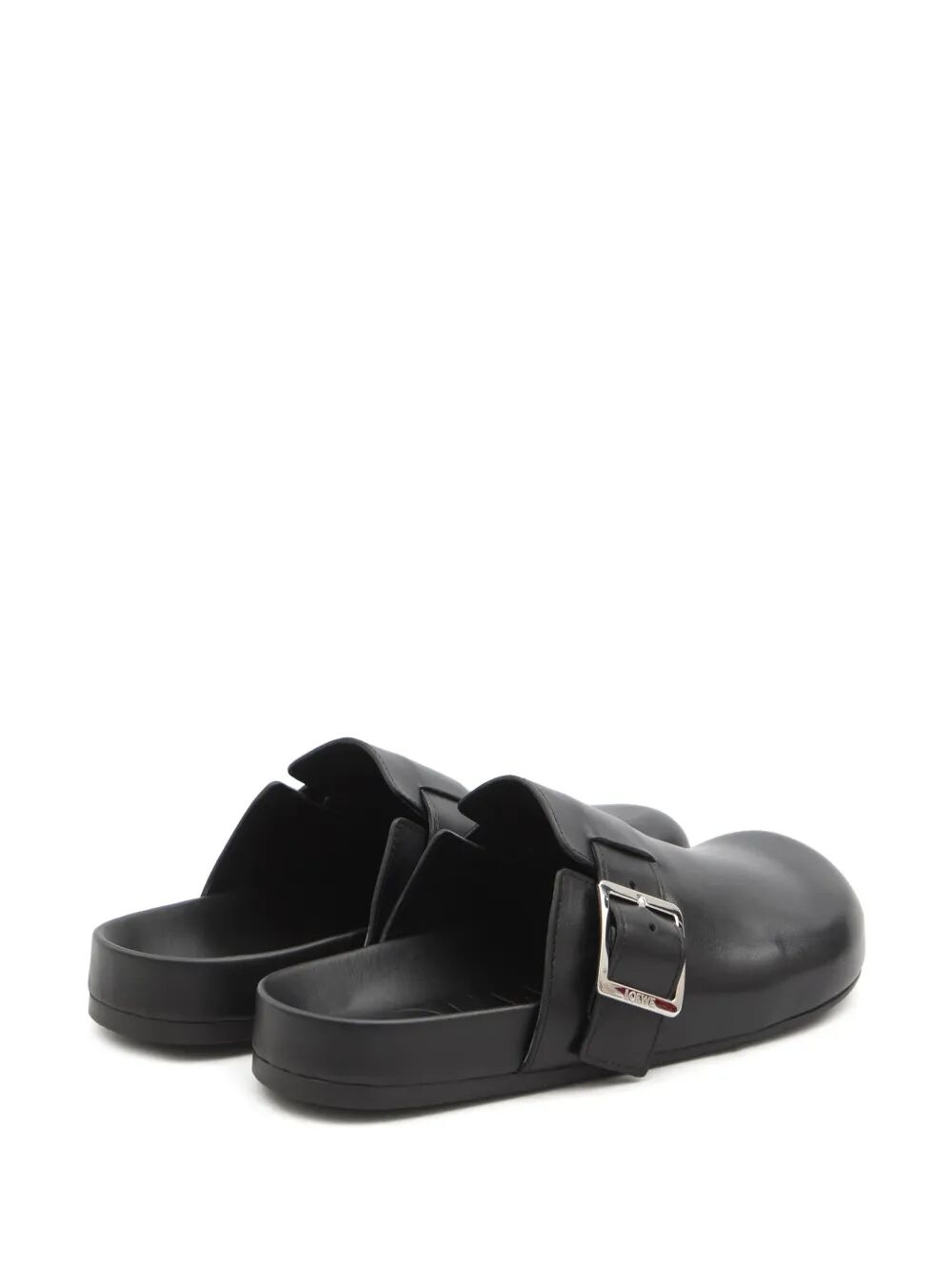 Loewe Men Leather Ease Buckle Mule