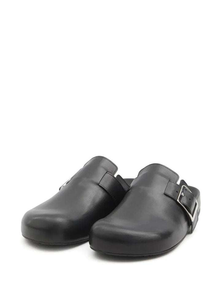 Loewe Men Leather Ease Buckle Mule
