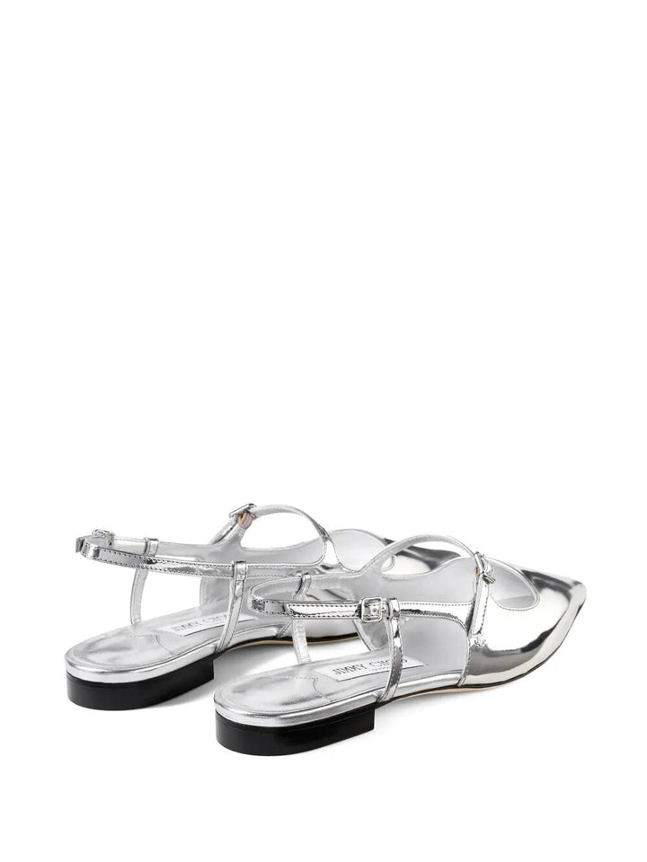 Jimmy Choo Women Didi Leather Ballet Flats