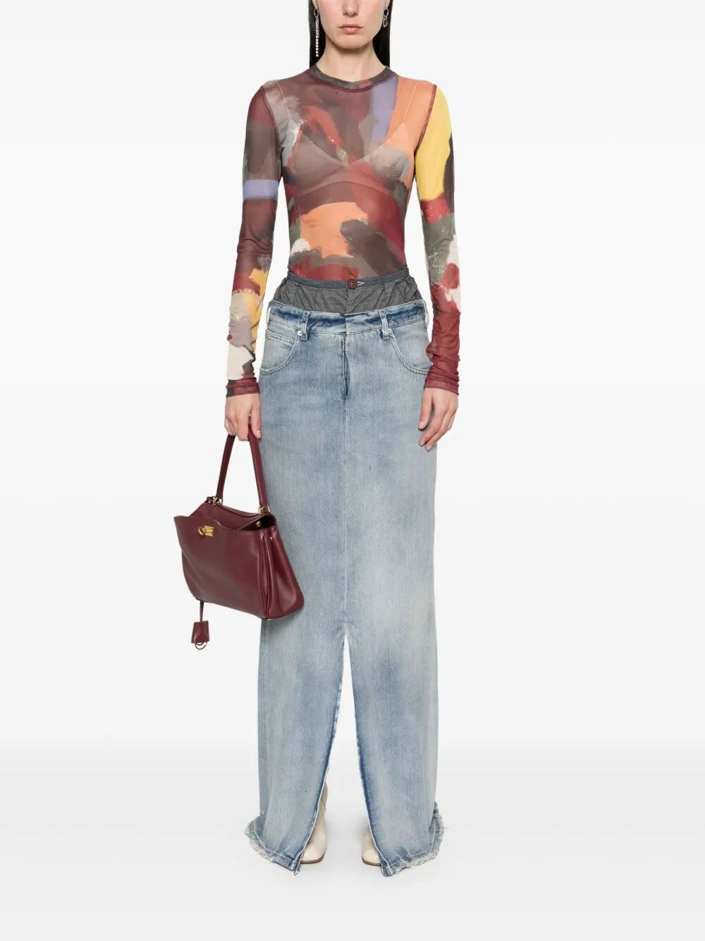 Maison Margiela Women Long Skirt