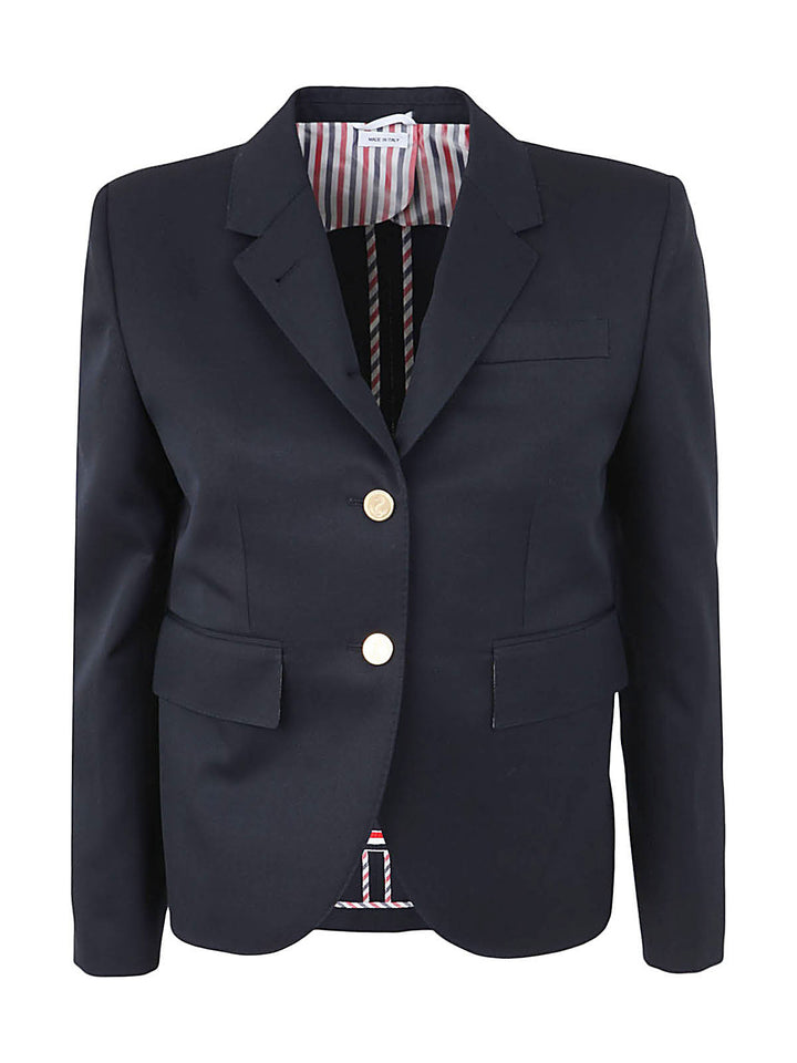 Thom Browne Women High Armhole Sportcoat In Wool Gabardine