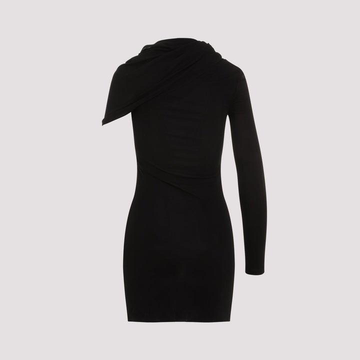 Saint Laurent Viscose Mini Dress Women