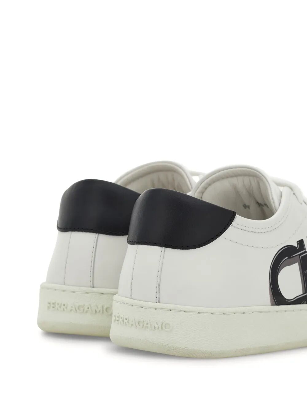 Ferragamo Men Double Gancini Brandy1 Sneakers