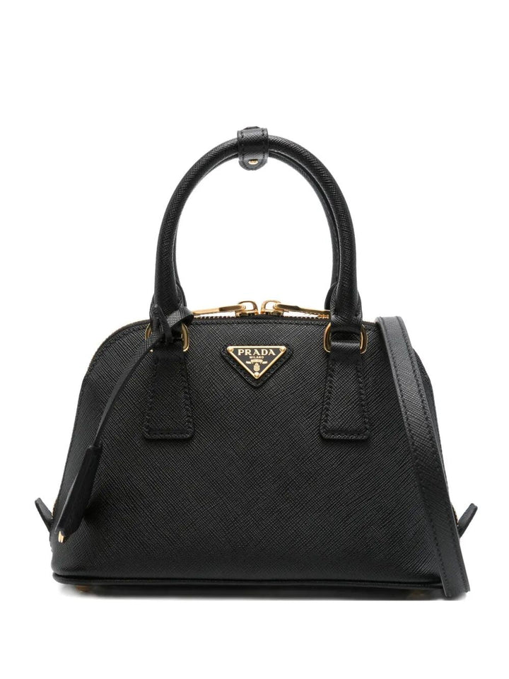 Prada Women Promenade Saffiano Leather Handbag