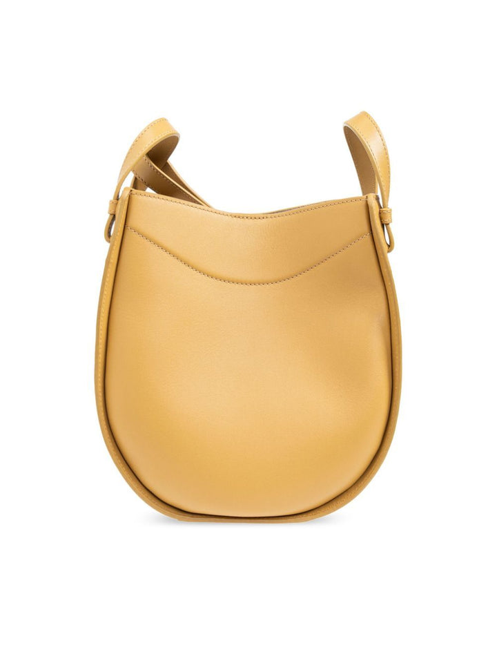 Loewe Women Hammock Slice Bag In Shiny Calfskin