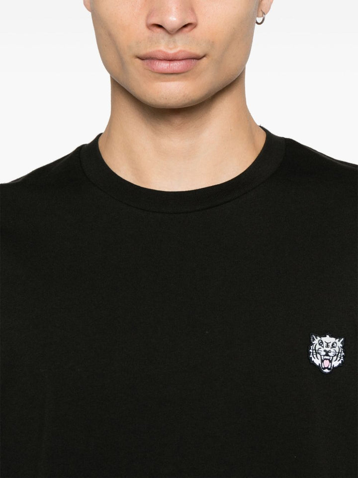 Kenzo Men Happy Tiger Embroidered T-Shirt