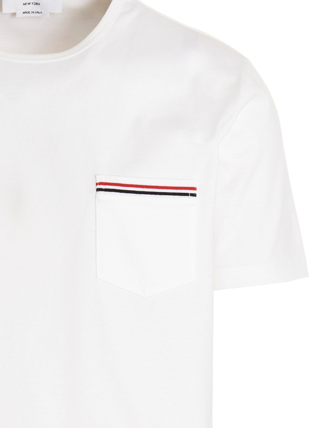 Thom Browne Men Logo Band Jersey T-Shirt