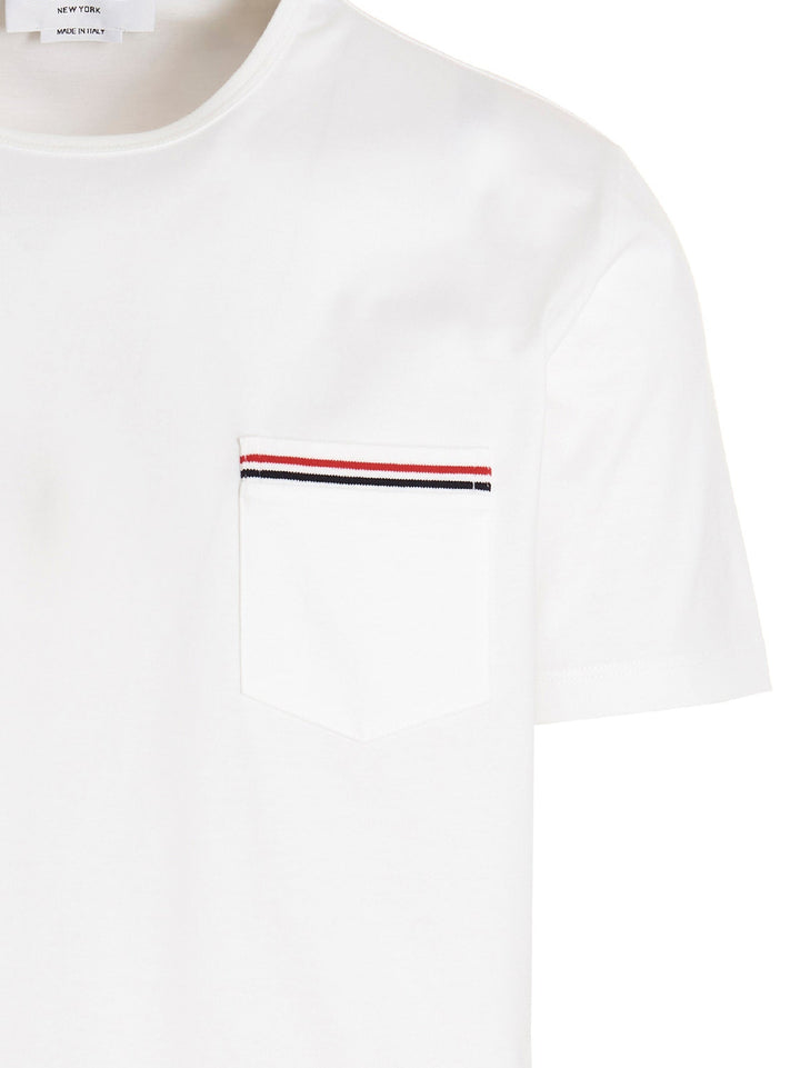 Thom Browne Men Logo Band Jersey T-Shirt