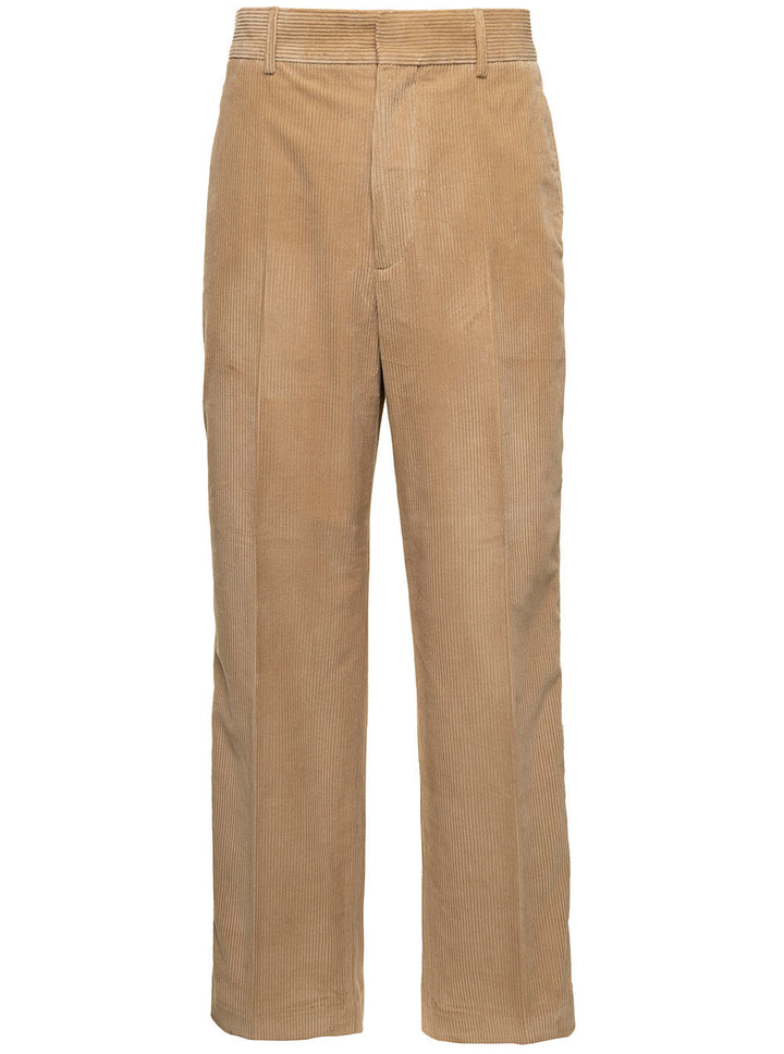 Palm Angels Men Pantalone Velluto Look