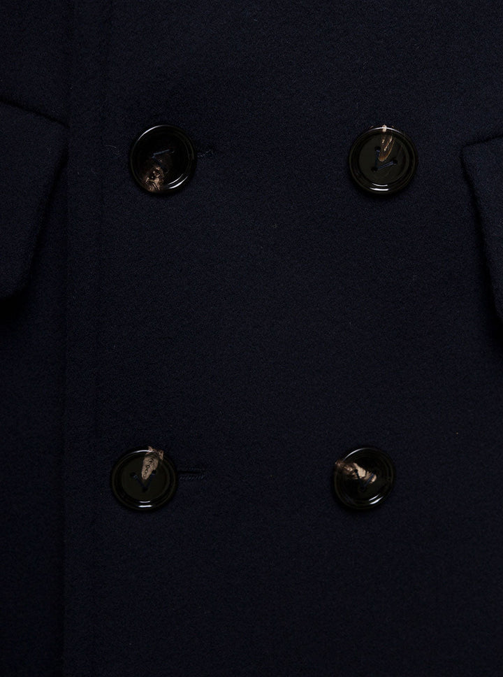 Bottega Veneta Women Double Wool Cashmere Cape Coat