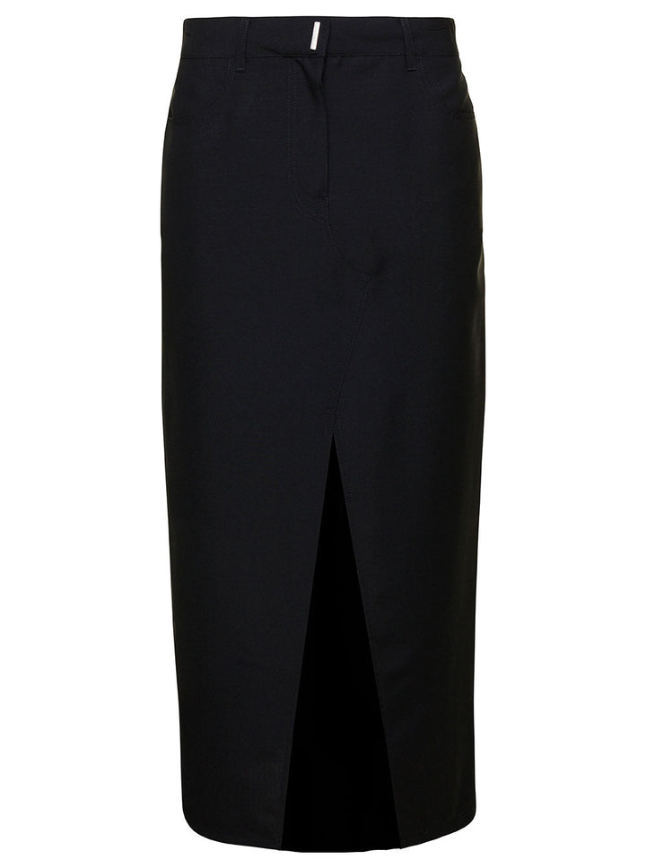 Givenchy Women Long Skirt With Front Split