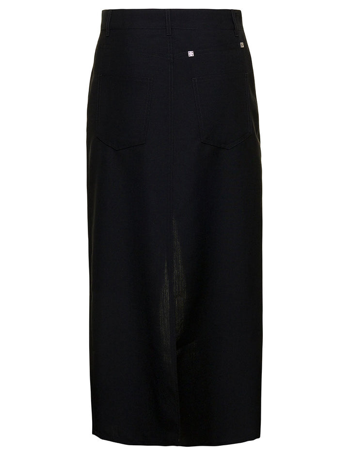 Givenchy Women Long Skirt With Front Split
