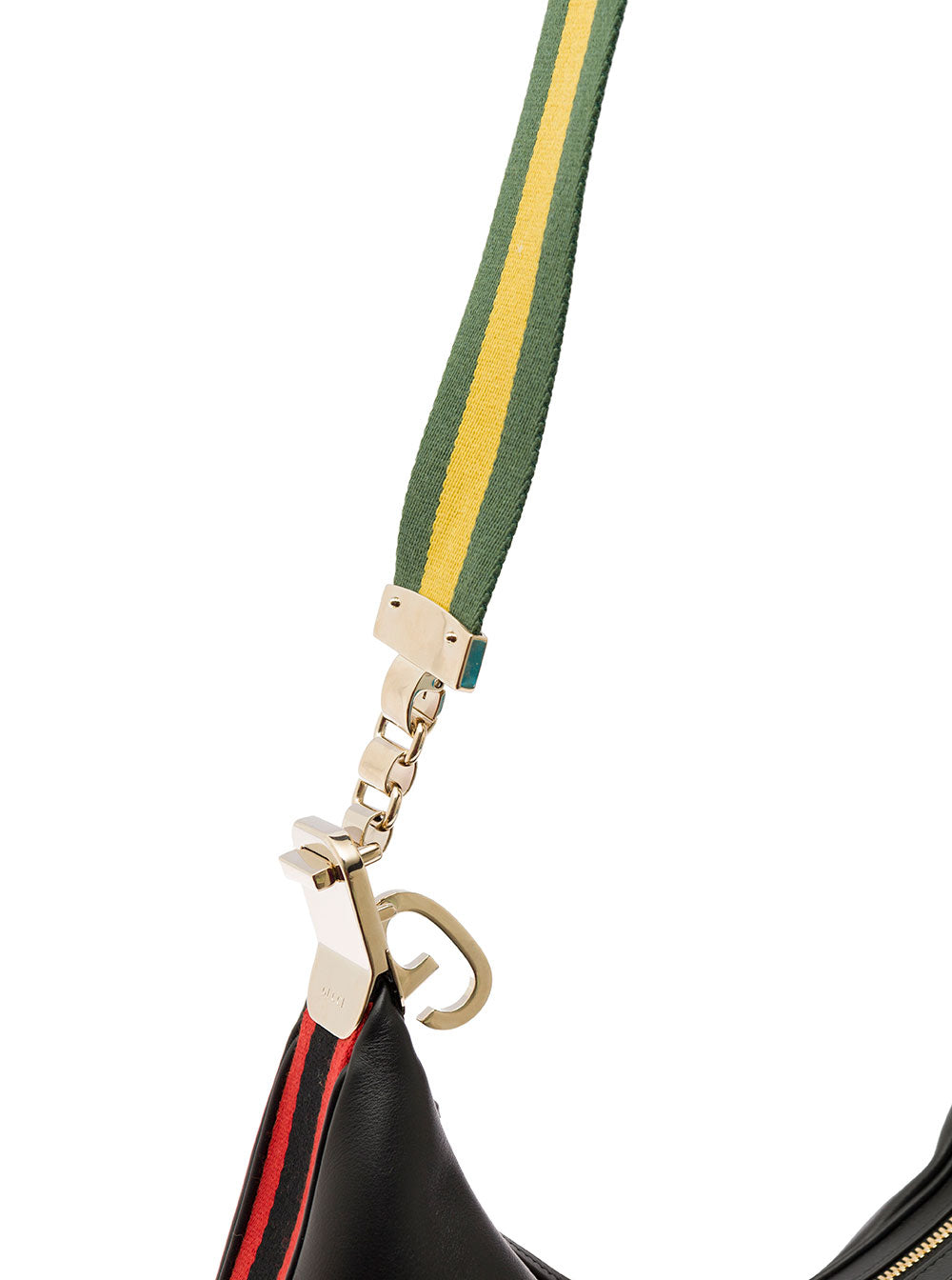 Gucci Women 'Large Attache' Black Crossbody Bag With G Hook Closure In Leather Man