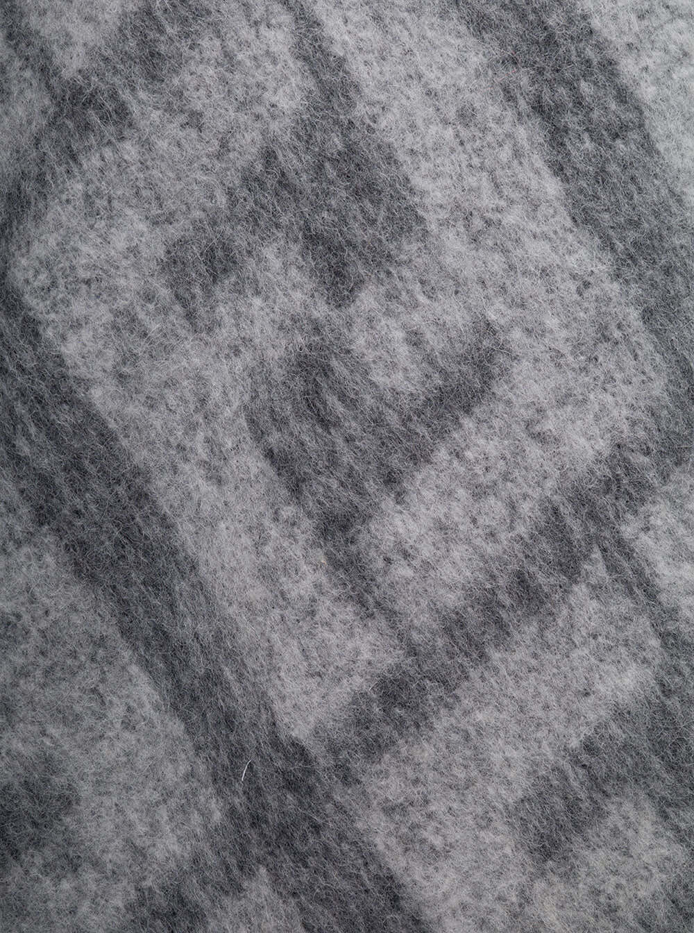 Fendi Men Grey Sweater With Jacquard Ff Motif In Wool Man