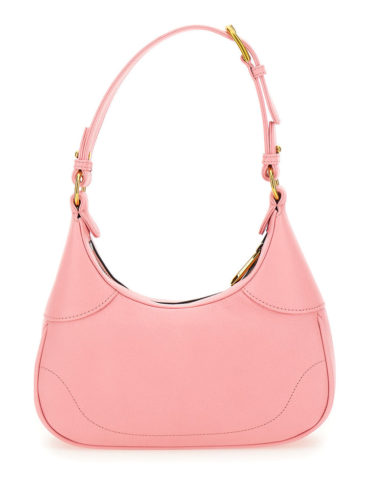Gucci Women 'Aphrodite Small' Pink Shoulder Bag In Leather Woman