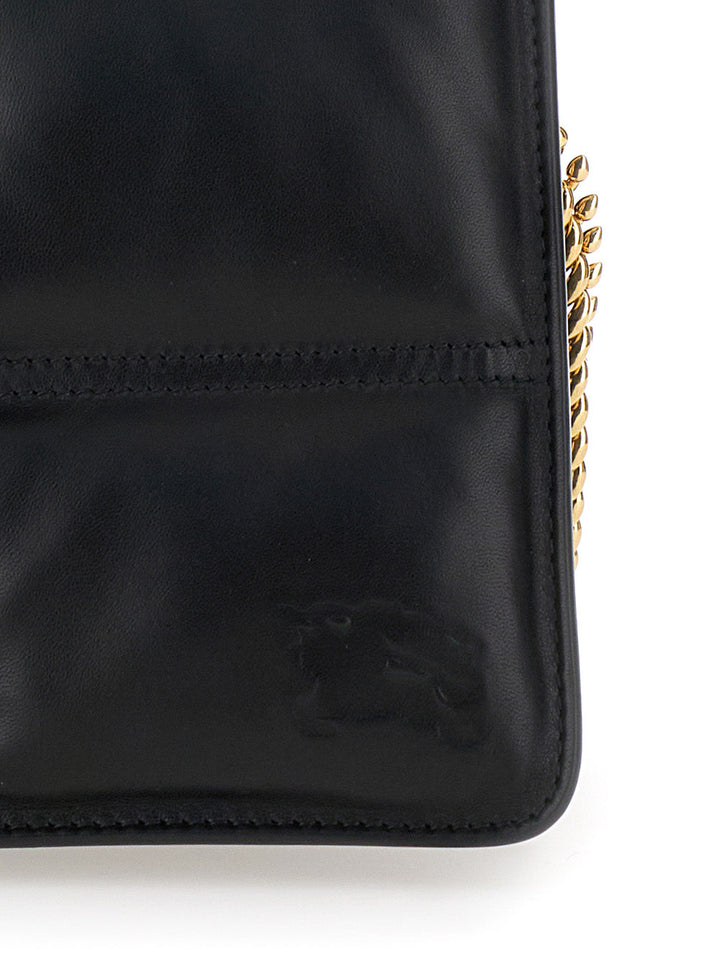 Burberry Women 'Snip' Black Shoulder Bag In Quilted Leather Woman