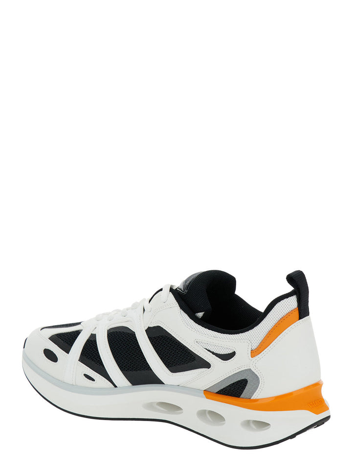 Valentino Garavani Men 'Easyjog' Multicolor Low Top Sneakers With Vlogo Detail In Tech Fabrics Man