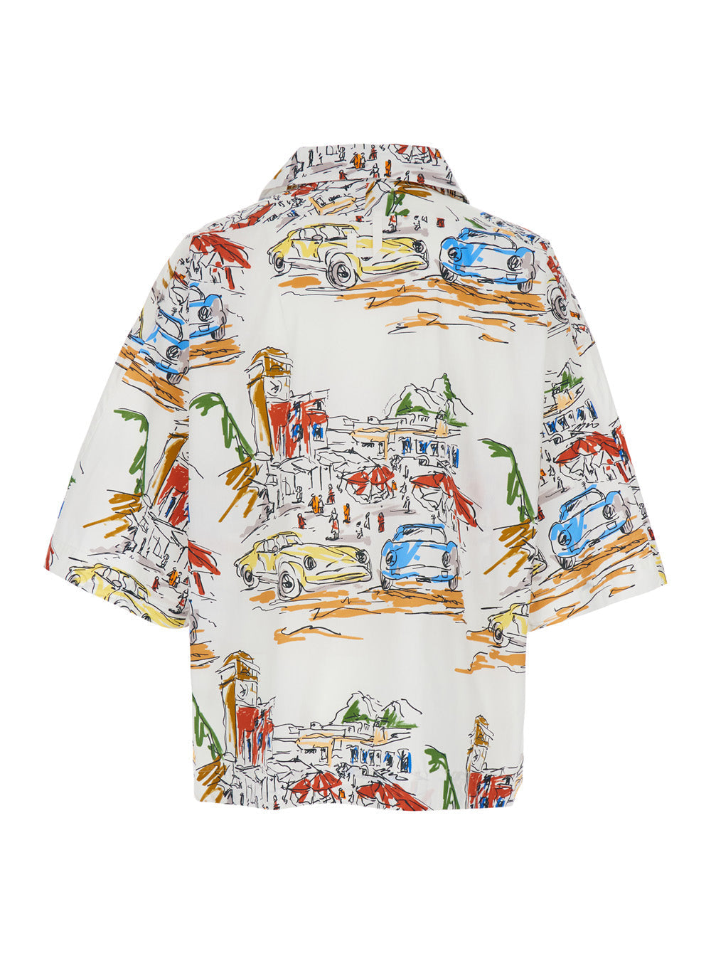 Jacquemus Men 'La Chemise Casaco' Multicolor Bowling Shirt With Graphic Print In Cotton Man