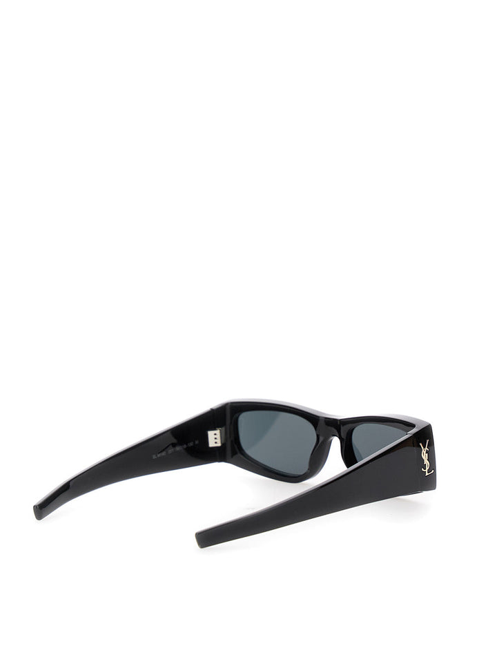 Saint Laurent Women 'Ysl Sl M140' Black Sunglasses With Cassandre In Acetate Woman