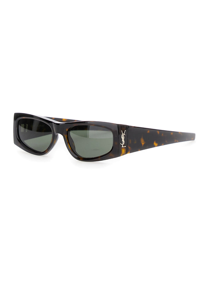 Saint Laurent Women 'Ysl Sl M140' Brown Sunglasses With Cassandre In Tortoiseshell Acetate Woman