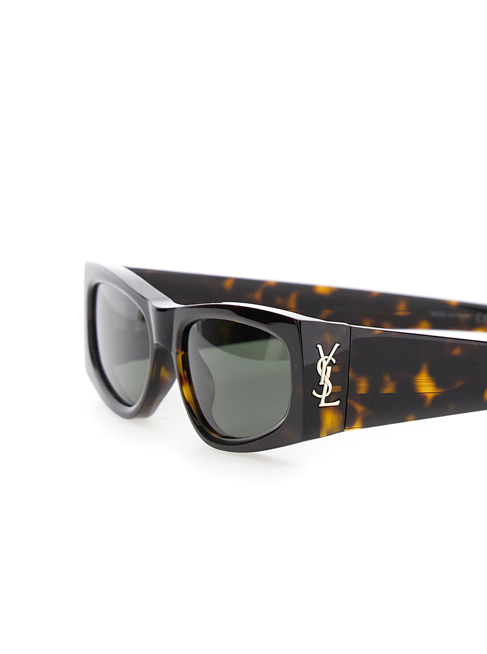 Saint Laurent Women 'Ysl Sl M140' Brown Sunglasses With Cassandre In Tortoiseshell Acetate Woman