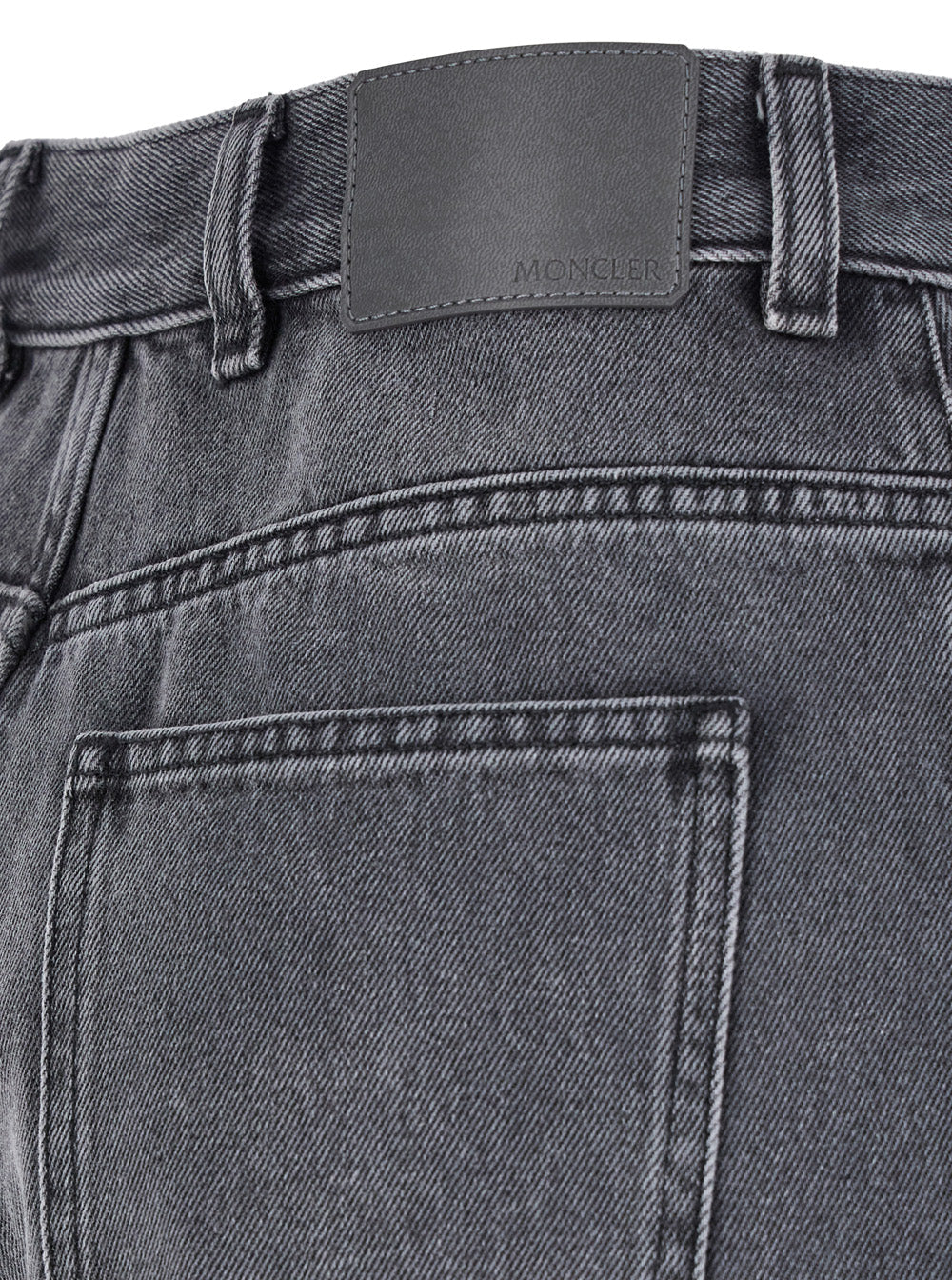 Moncler Women Grey Five-Pocket Jeans In Denim Woman