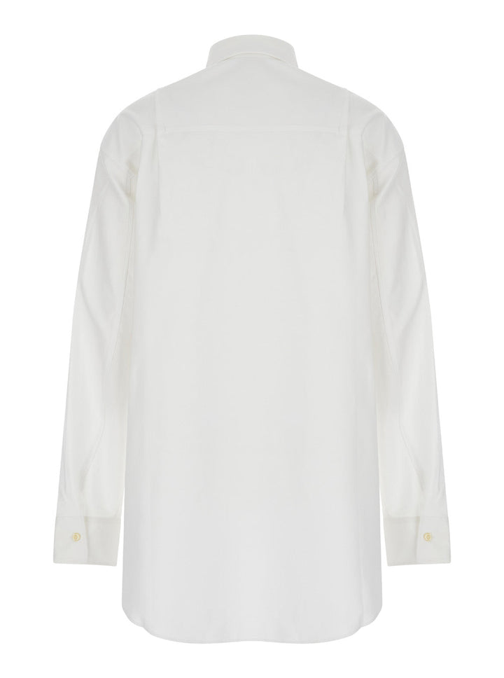 The Andamane Women White Shirt With Buttons In Cotton Blend Woman